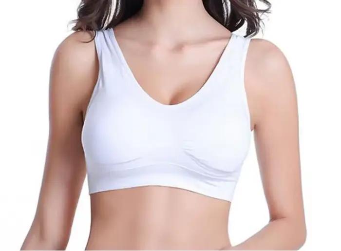 Soutien-gorge push-up rembourré sans couture pour femme, brassière de sport sexy, type U, dos nu, gy