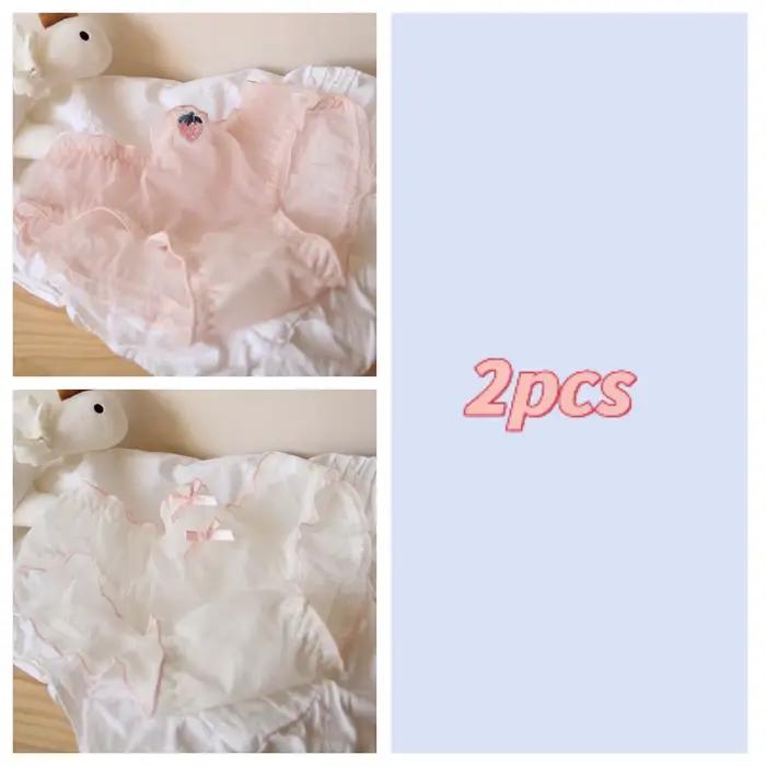 Culottes pour femmes Rose Sweetheart Pure Desire en dentelle transparente et maille respirante, avec