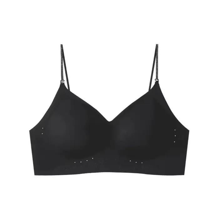Soutien-gorge push-up invisible réglable à décolleté plongeant, sans armatures, anti-choc, dos nu, r