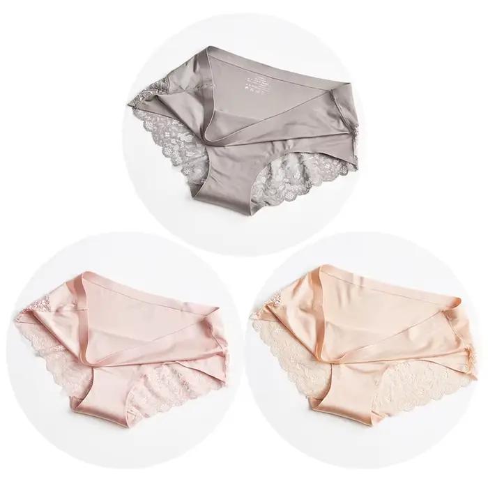 TrowBridge 3 pièces/ensemble culottes pour femmes sous-vêtements en dentelle exquise Lingerie Sexy g