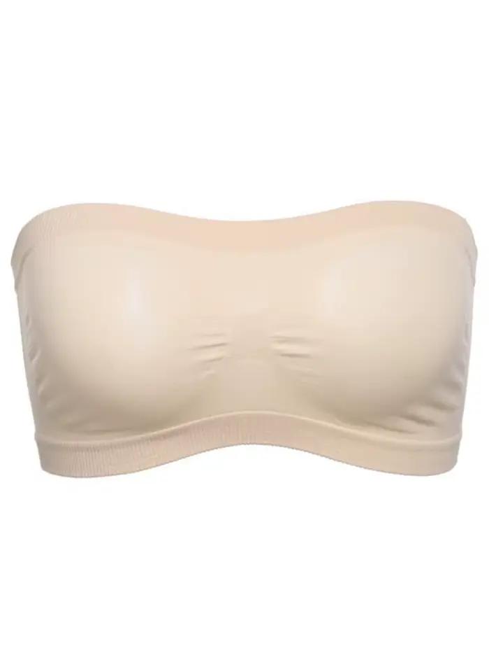 Soutien-gorge Bandeau sans bretelles pour femmes, doux, extensible, respirant, maille sans couture, 