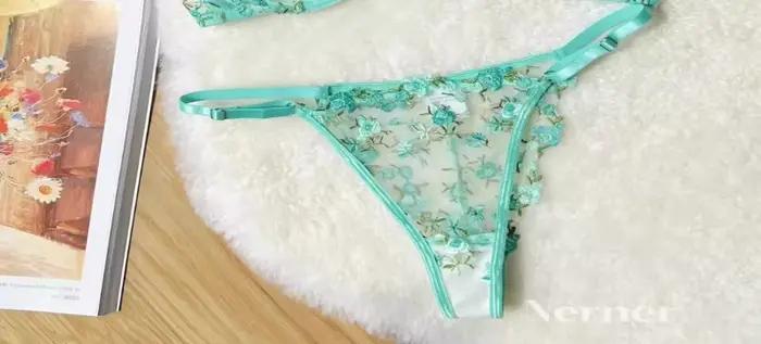 Soutien-gorge sexy en dentelle brodée pour femmes, ultra fin, transparent, sans rembourrage, doux, a