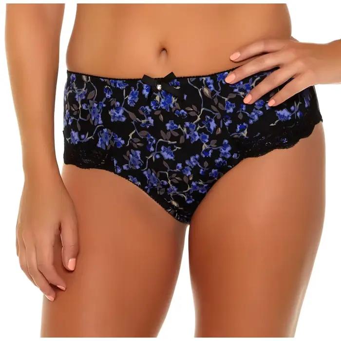 Sous-vêtements en coton pur pour femmes, entrejambe, culotte, Modal, 6 couleurs, imprimé Floral, gra