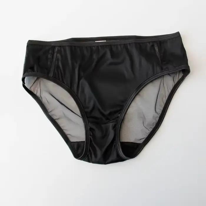 InjThin-Ensemble de soutien-gorge et caleçon en satin pour femme, bonnet triangle, soutien-gorge et 