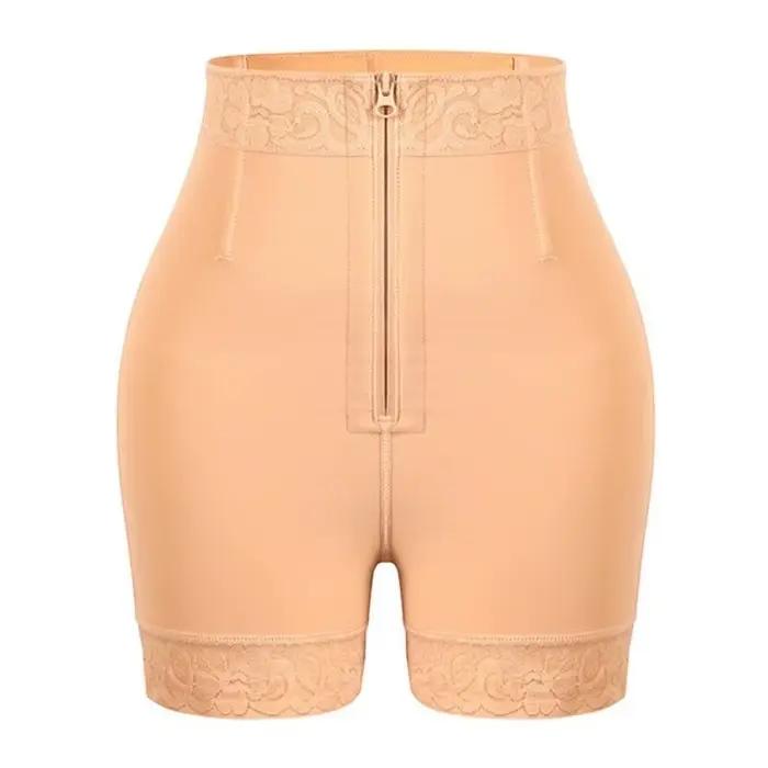 Culotte gainante taille haute post-partum sans couture, contrôle du ventre, rehausseur de fesses, fe