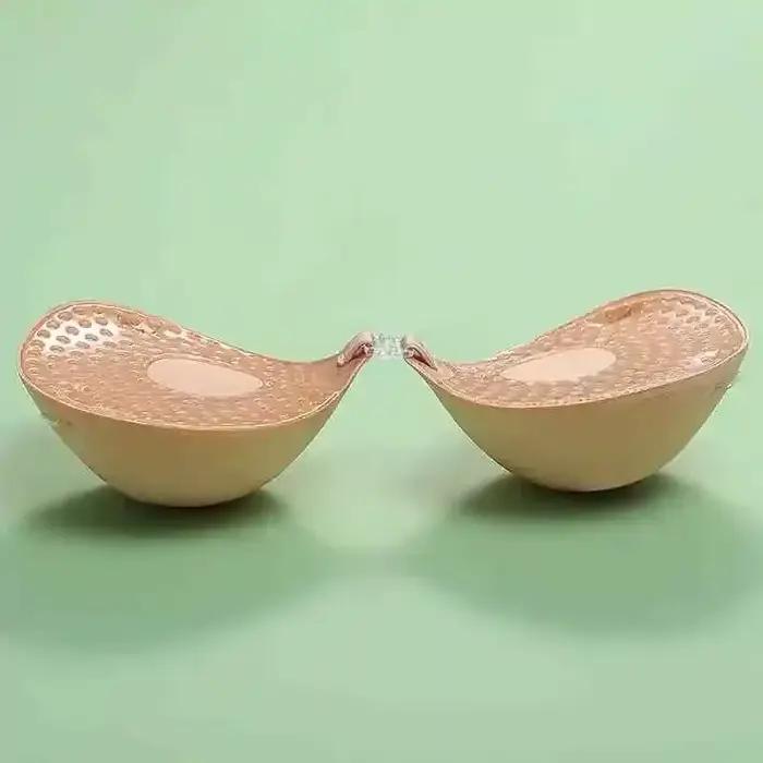 Nouveauté 2026 : Cache-tétons invisibles 5CM, soutien-gorge push-up épais auto-adhésif en silicone p