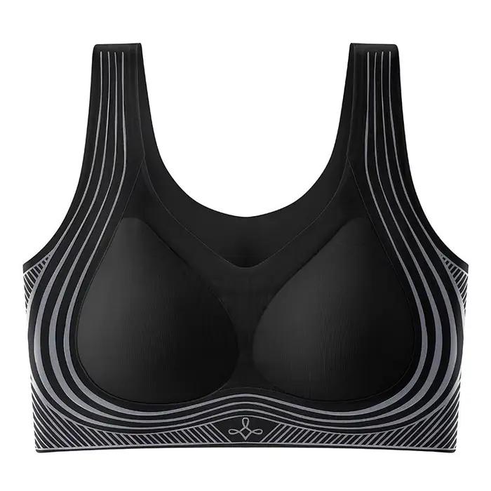 Soutien-gorge sans coutures, doux et confortable pour femme, minimisant, sans rembourrage, sans arma