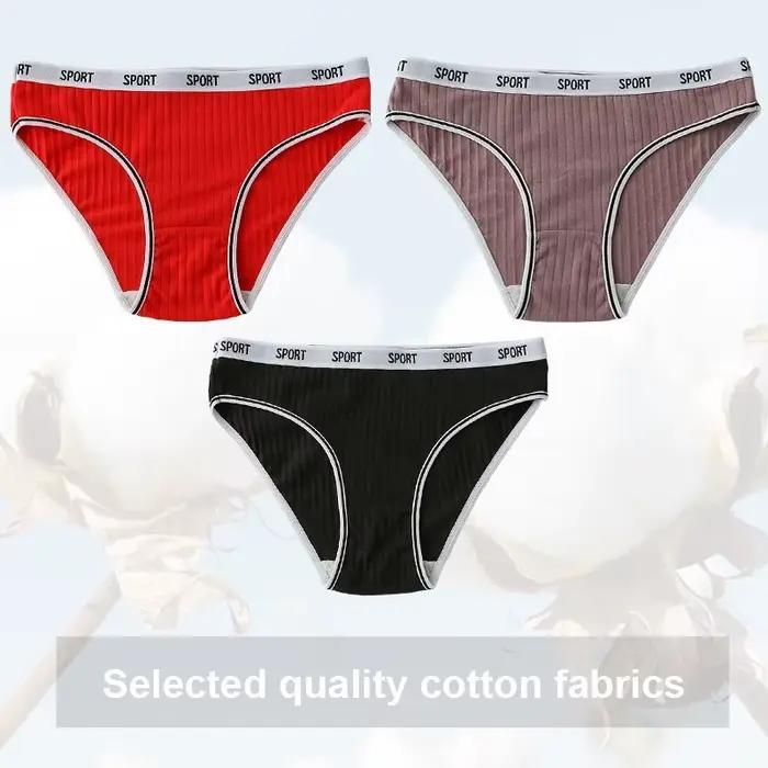 CINVIK-Sous-vêtements en coton pour femmes, culottes hautes sexy, caleçons doux pour filles, lingeri