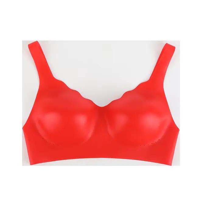Soutien-gorge en Silicone pour femmes, grande poitrine, Sexy, natation, beau dos, une pièce, sans co