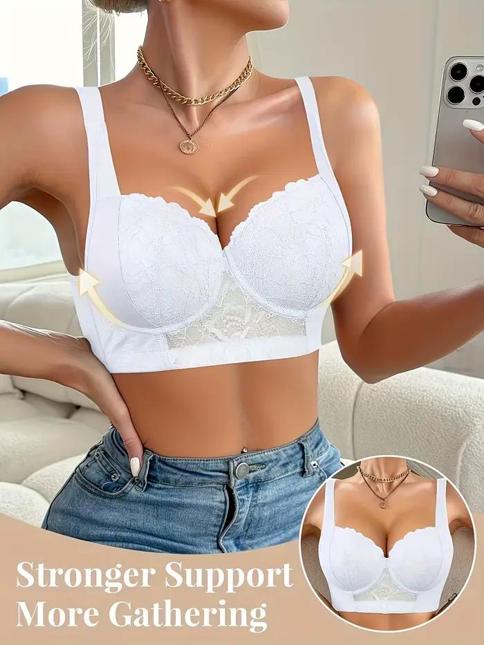 Soutien-gorge élégant en dentelle pour femme, taille européenne - confortable et respirant, avec sou