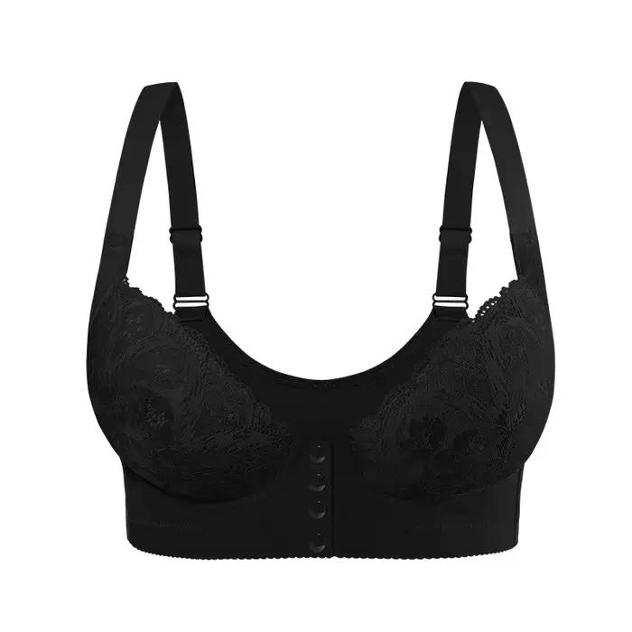 Soutien-gorge grande taille 36-52, bonnet A-G, à armatures, couverture complète, fermeture frontale 