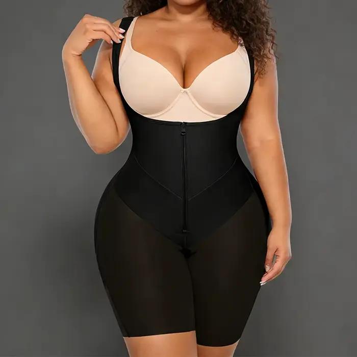 Gaine amincissante taille haute pour femme, effet ventre plat, rehausseur de fesses, serre-taille, f