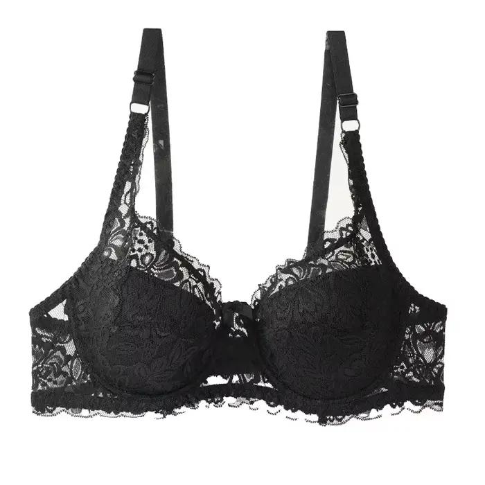 Soutien-gorge push-up confortable en dentelle pour femme, grande taille, à porter au quotidien, resp