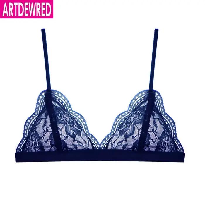 Soutien-gorge Sexy à bretelles ajustées pour femmes, Lingerie en Nylon, Lingerie confortable, dentel