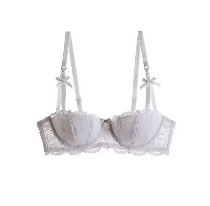 Soutien-gorge Sexy en dentelle pour femmes, demi-tasse, Push Up, Style français, Lingerie douce, pro