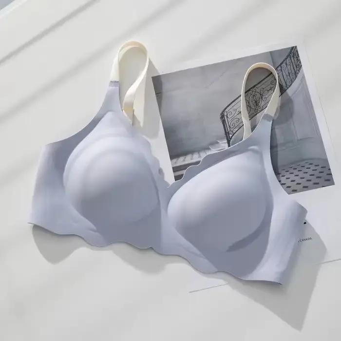 Soutien-gorge bralette pour femme, sans armatures, confortable, avec maintien supérieur, bretelles r