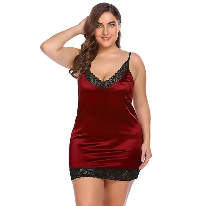 2020 mode vêtements d'été pour les femmes Sexy pure sans manches Lingerie chemises de nuit Homewear 