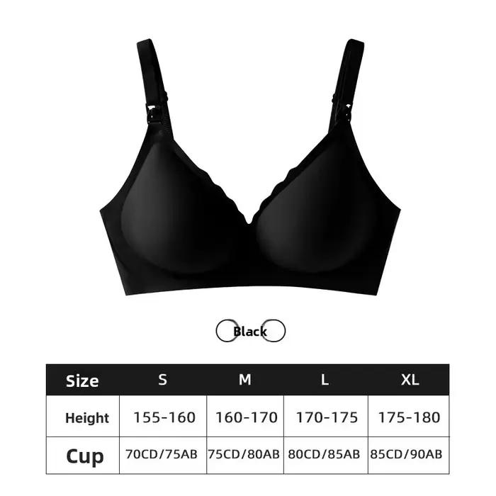 Soutien-gorge de maternité avec push-up devant pour éviter l'affaissement, sans couture, respirant e