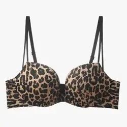 Kalapaopao Soutien-gorge push-up lisse sans couture à bonnets ronds pour femme sans armatures