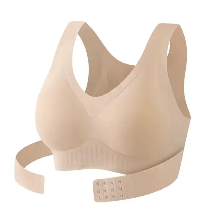 Soutien-gorge correcteur de Posture, soutien du dos, fermeture frontale, sous-vêtements pour femmes,