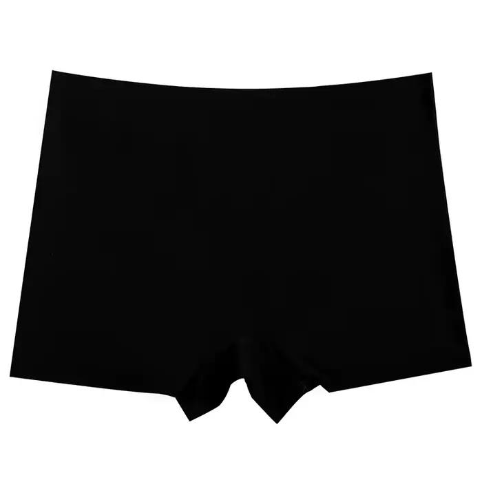 Boxer en soie glacée pour femmes, slip doux, culotte élastique, boîte respirante, sous-vêtements fém