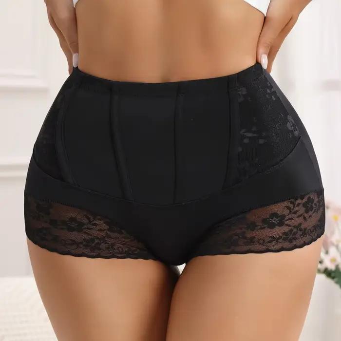 Giczi femmes Sexy dentelle jambe façonnage culotte Shapewear minceur taille haute sous-vêtements ven