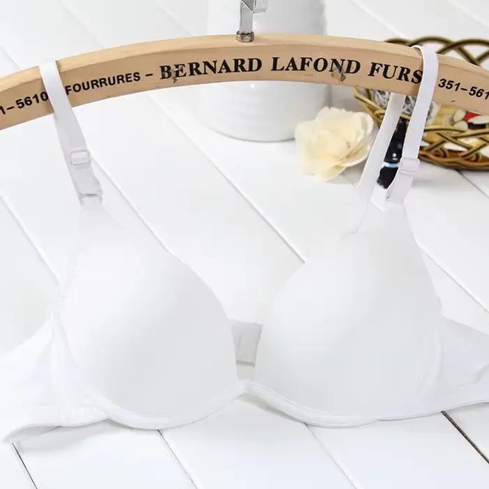 Soutien-gorge d'été respirant pour femmes, simple boutonnage, Sexy, mignon, froncé, lisse, sans cout