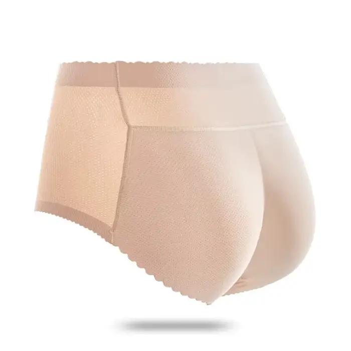 Femmes taille façonnage Triangle pantalon respirant rehausseur hanche levage culotte éponge rembourr