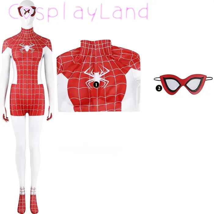 Mary Jane Watson combinaison MJ Cosplay Costume noël Halloween Costumes bande dessinée Con Costume i