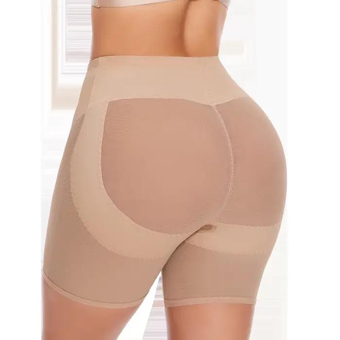 Short en maille taille haute pour femme, culotte saillante respirante, amincissant les cuisses, vête