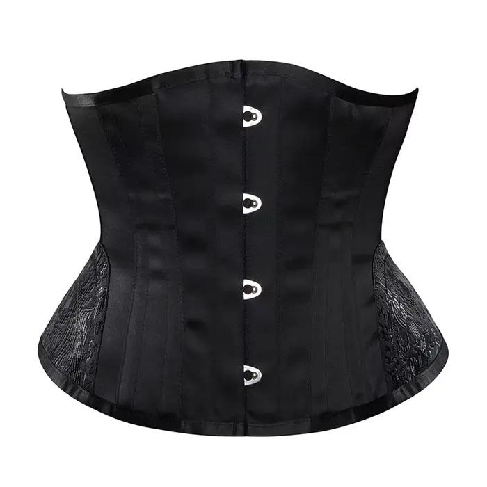 Nouveau sablier acier désossé corset sexy à lacets sous le buste Bustier ceinture corps Shapers minc