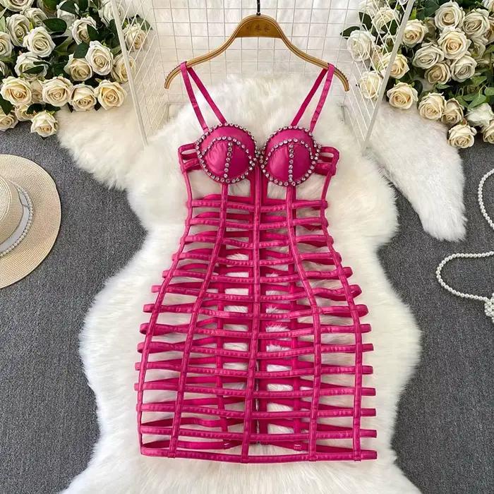 Robes de Lingerie érotique pour femmes, inspirées du styliste, Slim, sexualité, coquin, ajouré, diam