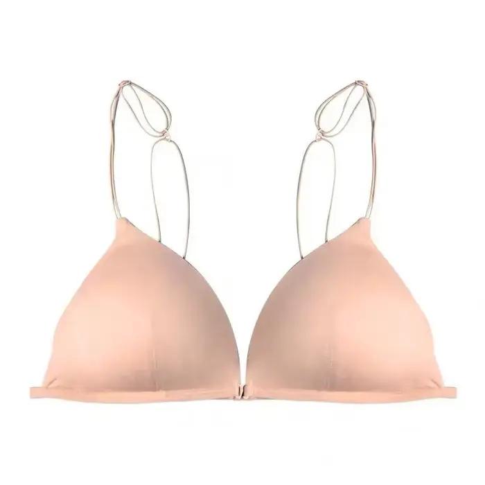Bralette français Triangle tasse soutiens-gorge pour femmes confort coton soutien-gorge fille été mi