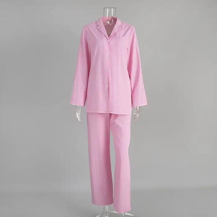 Ensemble pyjama à carreaux à manches longues et jambes longues, nouveau Style d'automne 2025, Cardig