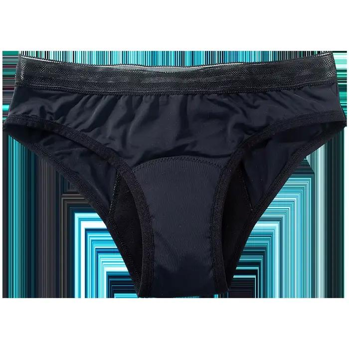Culotte menstruelle en coton sans couture, 4 couches, étanche, Absorption rapide, culotte menstruell