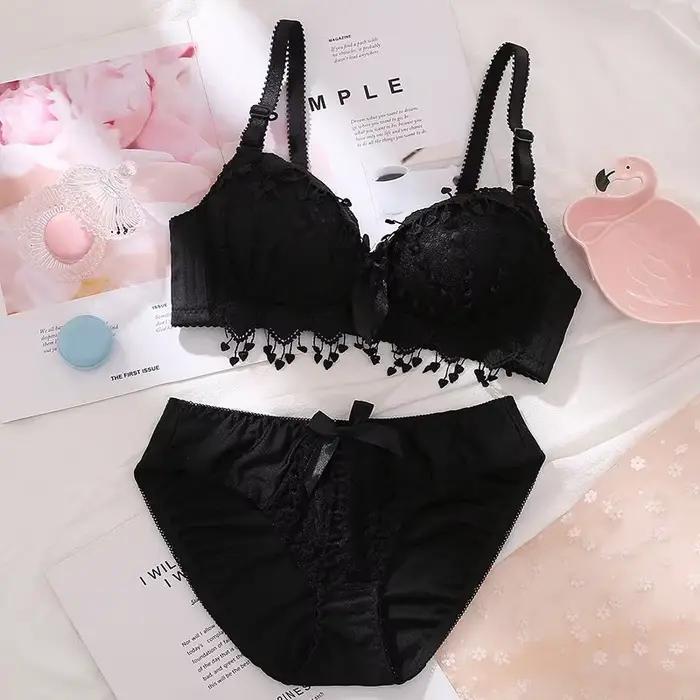 Ensemble de soutien-gorge bon marché pour filles, grande taille, bouton arrière, confortable, respir