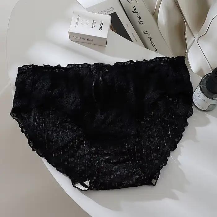 Lingerie Sexy femmes sous-vêtements dentelle ropa interor para mujeres mignon Simple grande taille s