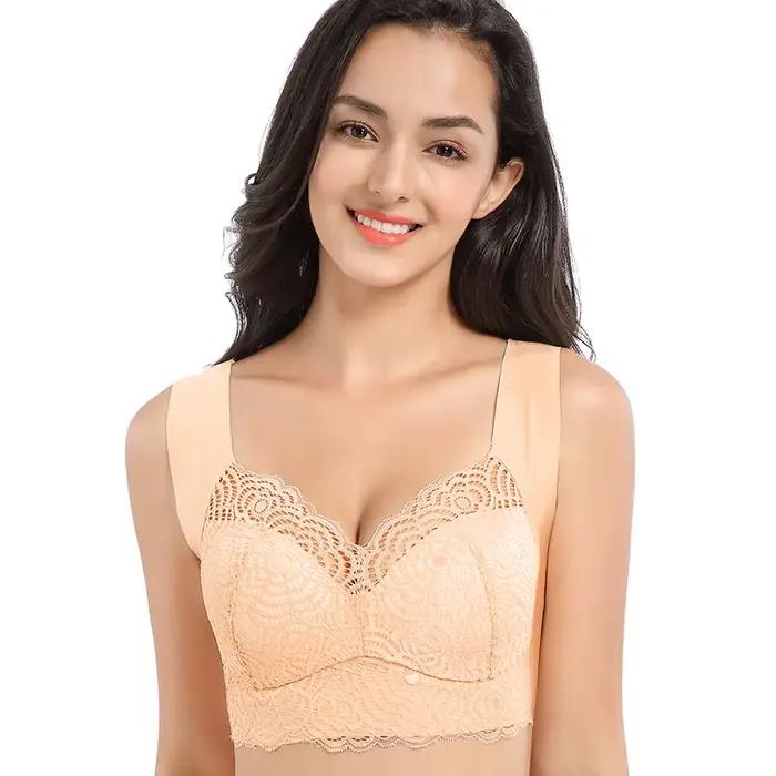 Soutien-gorge sans bretelles Sexy femmes grande taille 5XL 6XL 7XL soutiens-gorge en dentelle pour f