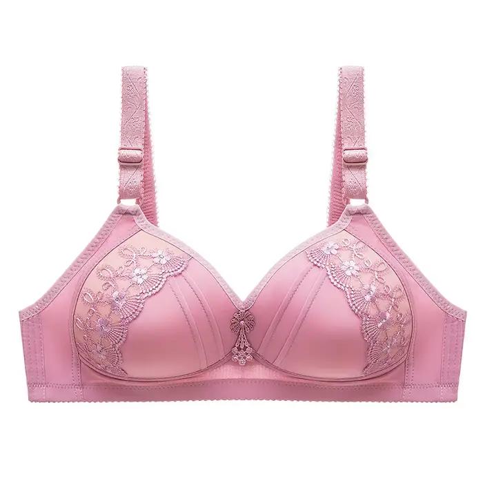 Soutien-gorge de Style gilet transfrontalier pour femmes d'âge moyen et âgées, sous-vêtements froncé