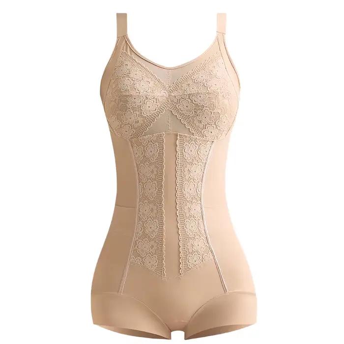Body sculptant pour femme avec soutien-gorge intégré, amincissant, pour le contrôle du ventre, la mi