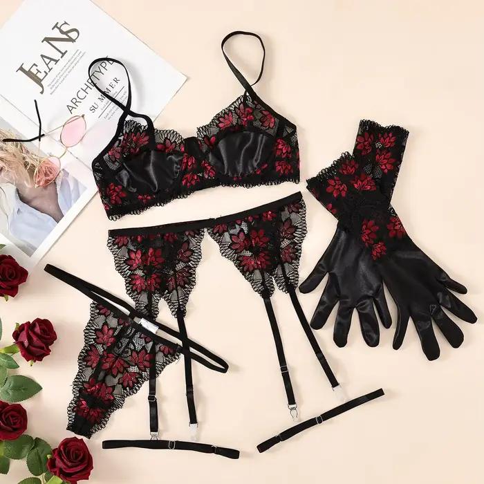 Tornova Lingeries Femmes Lingerie Sexy Promotion Ensemble de sous-vêtements féminins pour femmes Ens