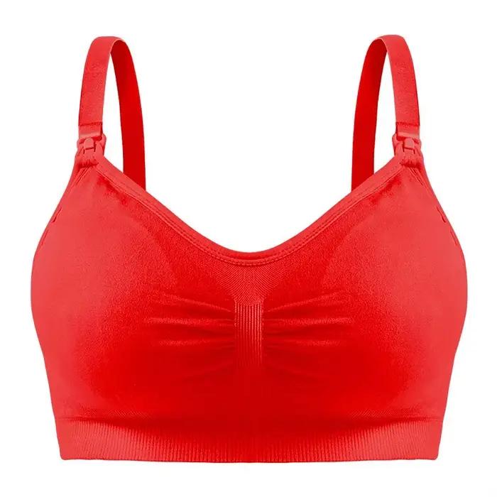 Soutien-gorge de maternité Double couche sans couture, vêtements de grossesse, empêche l'affaissemen