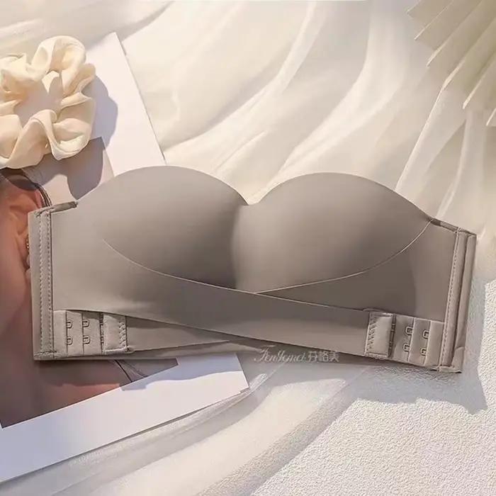 Gros seins sous-vêtements Lingerie Sexy S-Xl grande taille boucle avant sans couture une pièce souti