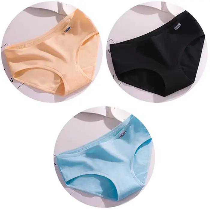 Culottes en coton pour femmes, sous-vêtements confortables, taille moyenne, Lingerie respirante, 10 