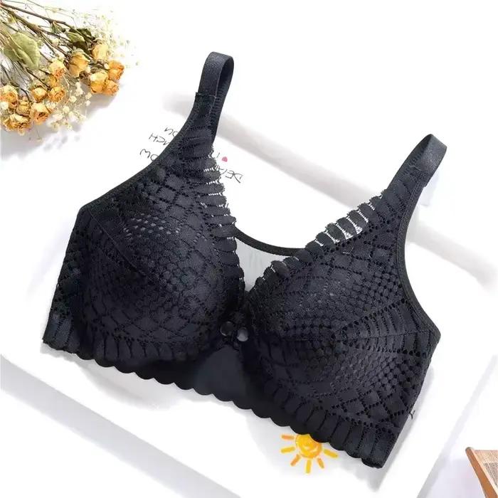 Soutien-gorge d'allaitement de maternité avec bouton avant, sous-vêtements froncés réglables, soutie
