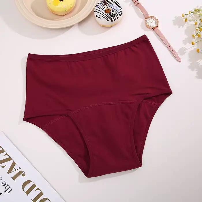 1 pièces Sexy étanche culotte menstruelle pantalon physiologique taille haute femmes sous-vêtements 