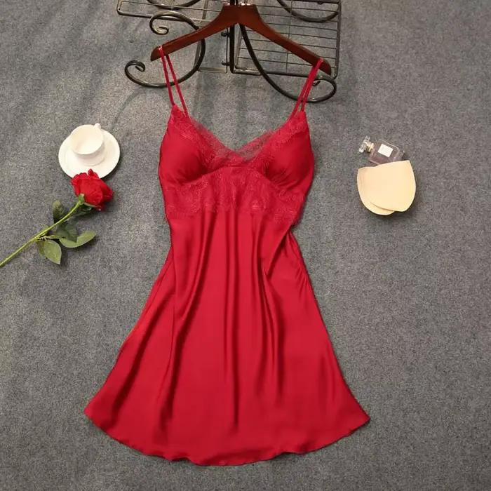 Ensembles de Robe femmes vêtements de nuit Satin mariée cadeau de mariage vêtements de nuit décontra