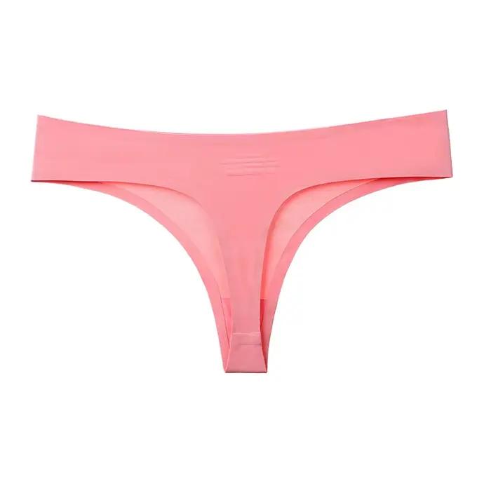 Sous-vêtements sexy pour femmes, string doux et respirant, culotte léopard pour femmes, tongs sans c