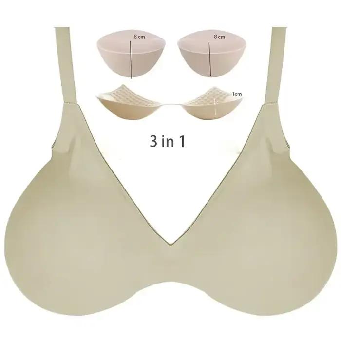 Faux seins en éponge réaliste de 9CM, formes et soutien-gorge spécial pour travesti, transgenre, Dra
