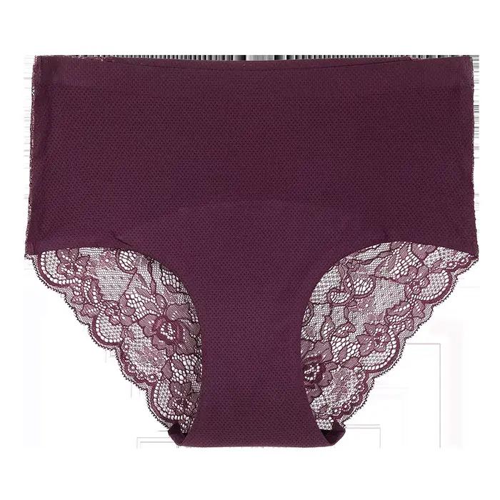 Culotte menstruelle respirante anti-fuite pour femmes, culotte Sexy en dentelle et coton, sous-vêtem